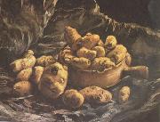 Vincent Van Gogh Still life with an Earthen Bowl and Potatoes (nn04) oil painting on canvas